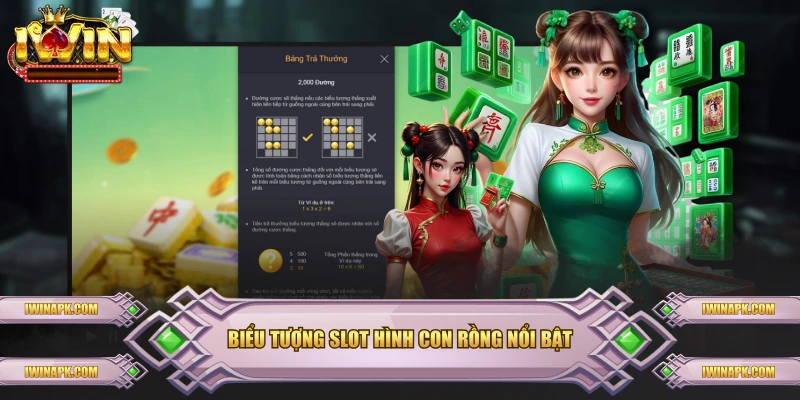 Biểu tượng slot hình con rồng nổi bật